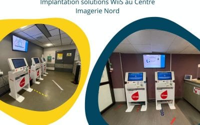 Implantation bornes d’accueil au CENTRE IMAGERIE DU NORD